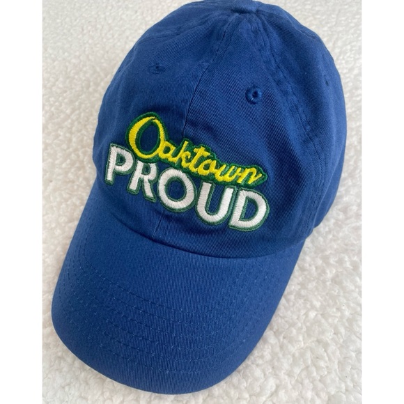 Blue/Yellow “Oaktown Proud” Oakland CA Baseball Cap - Picture 4 of 12